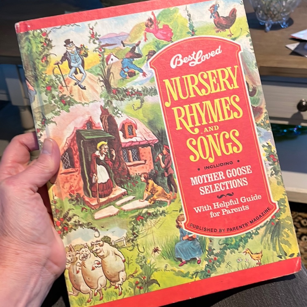 Vintage hardcover BEST LOVED NURSERY RHYMES AND SONGS mother Goose, parent guide